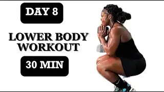 30 MINUTES DUMBBELL LOWER BODY WORKOUT | Glutes, Quads & Hamstrings (Warm Up & Cool Down Included)
