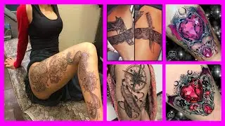 Tatuajes en las piernas para mujeres: diseños únicos e impresionantes💖💖💖