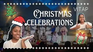 Pre Christmas Celebrations 🌲✨||VIT-AP🏫|| @akshitalks 