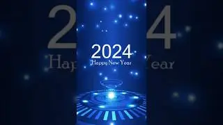 Happy New year 2024 | ❤ | WhatsApp status| |video black screen||2024