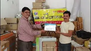 Pooja sewing machine dealers certificate 