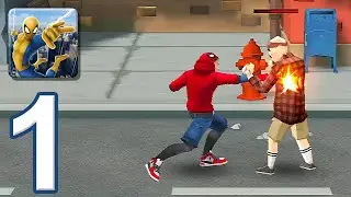 Spider Hero: Superhero Fighting - Gameplay Walkthrough Episode 1 (Android)