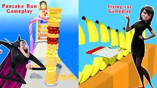 Pancake Run Gameplay VS Flying Cut Gameplay | Pubgzen Tamizha