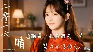 《二零二六，晴》｜揮別過去，這一次我只要活得像我自己 ☀️。#原創音樂 #深情推薦 #治癒系 #情歌 #新歌 #甜依