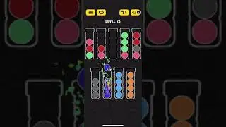 Ball Sort Puzzle level 23