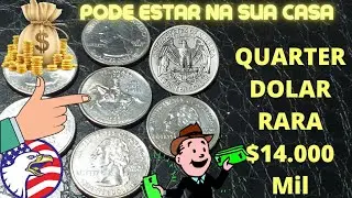JÁ VALE $14.000!! NOVA MOEDA RARA DE QUARTER DOLLAR 💵