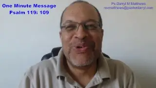 One Minute Message - Taking Risks For The Kingdom - Psalm 119: 109  #psalms