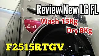 Review Front Loading LG terbaru 2020 F2515RTGV 15kg