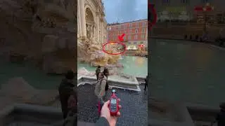 Sunset at Trevi Fountain #health  #sleep #light #lightdiet #rome #trevifountain