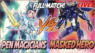 YuGiOh Live Duel: Pendulum Magician vs Masked Hero! |Insane Match With Hidden Meta Decks!|