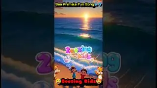 Sea Animals Fun Song 🐟🐬 | #Zoozing Kids #shorts