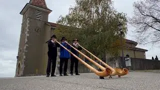 Trio d'en Haut - Geneva Alphorn Team, Zäme stah, Hans-Jürg Sommer