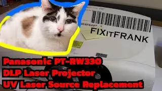 Panasonic PT-RW330 LED/Laser Projector Redux | UV Source Replacement