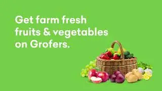 Grofers   Fresh Fruits & Vegetables  20% Cashback
