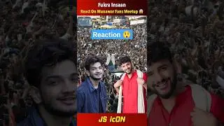 Fukra Insaan React On Munawar Crazy Fans Meetup 😱 After Bigg Boss #shorts #munawarfaruqui #biggboss