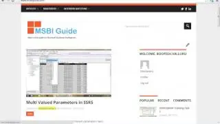 MSBI Training Part 1