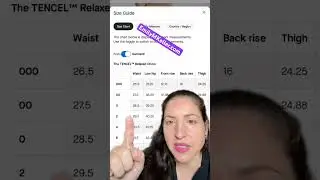 Size chart hack to start your fashion brand #startabusiness #fashionentrepreneur #fashionbrand