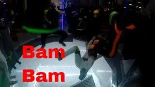 Wind tunnel Carnage in the Spotlight with Flanders Boogie skydivers @ indoor skydive ice mountain