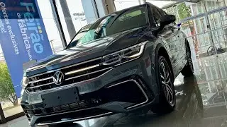 💥NOVO VOLKSWAGEN TIGUAN R-LINE 2024, CARRO 7 LUGARES, VOLANTE ESQUENTA, BOM ACABAMENTO, VEJA!