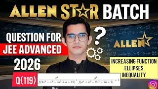 JEE ADVANCED PRACTICE QUESTION (119)|#jeeadvanced #iit 
