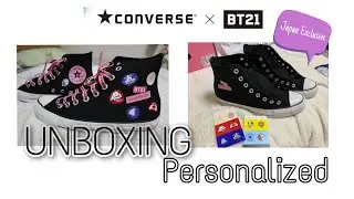 CONVERSE X BT21 UNBOXING