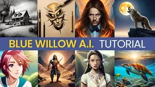 How to Use BlueWillow A.I. | Tutorial for Beginners | AI Generated Art