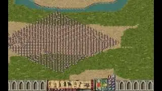 Stronghold Crusader Extreme 1000 Arab Archer vs 600 Arab Swordmans