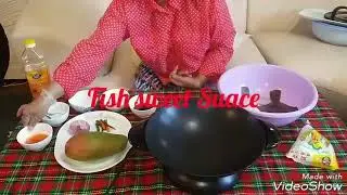 Khmer Food Cooking Everyday 16 TREYCHEAN SWAYCHAY (ត្រីចៀន ស្វាយខ្ចី)