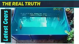 Amazing Above Ground Koi Pond? Easy Setup Canvas Fish Tank!