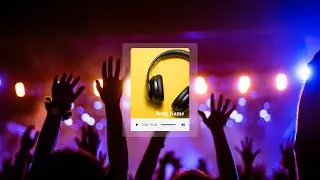 How make a #Audio player using Html | Custom Audio Player UI Design with #HTML And #CSS @codingbuddy