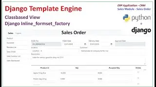 Easy Accounting | Rashanwala | ERP Application | Sales Order | CRM | Django Template | Python Django