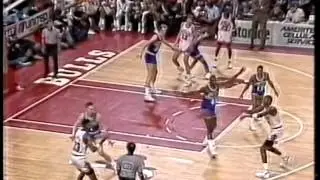 Apr 3, 1990 Bulls vs Pacers highlights