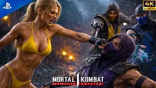 Bikini Girl vs Rain | Valby Vacation Special &ndash; Full Exclusive Fight | Mortal Kombat 1 | 4K 60FPS