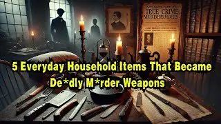 5 Everyday Household Items That Became Deadly Murder Weapons in the 1800s