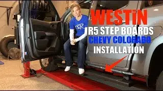 Установка подножек Westin R5 &mdash; Chevrolet Colorado