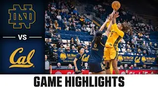 Notre Dame vs. Cal Game Highlights | 2025-26 ACC Women's Basketball