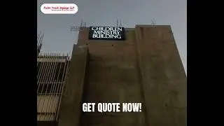 2D ACP Embedded Signage Children Ministry. Fastt Track signage LLP
