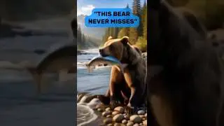 THIS BEAR NEVER MISSES #uniqne #bear #shorts
