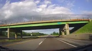 Driving from Syracuse to Albany , New York 4K