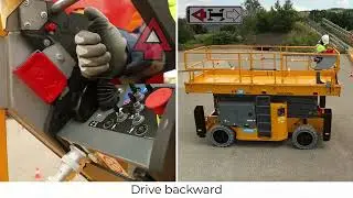 Controls overview - Haulotte HSE Rough terrain electric scissor - EN