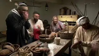 Le fou rire de Rebeudeter et Amine &agrave; cause de la Farine