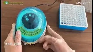 How to operate the protable Vet progesterone Analyzer machine MSLYT02?