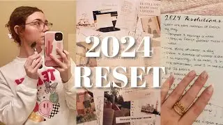 2024 RESET: skincare, vision board, godly goal-setting, & scrapbooking!