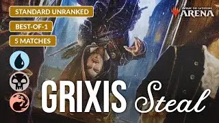 ELD Standard | Grixis Steal | MTG Arena Deck Tech & Gameplay