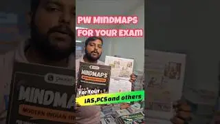 PW Mindmaps For IAS PCS Exams #shorts #govtjobs #ias #pcs #civilservices #upsc #mindmaps #pw #map