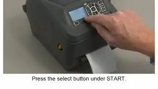 Zebra ZD500 Series  How to Calibrate RFID.