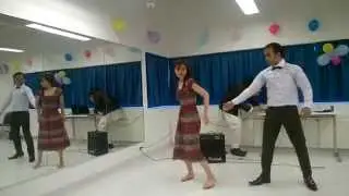Arjun and Mahima performing in Sustari - Dashain Program 2014, Turku,Finland