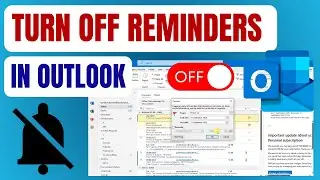 How To Turn Off Reminders In Outlook #Outlook  #outlooktips #outlookbusiness