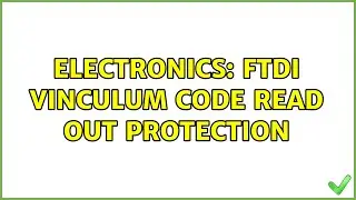Electronics: FTDI Vinculum code read out protection