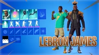 LeBron James Fortnite Cosmetics Showcased!